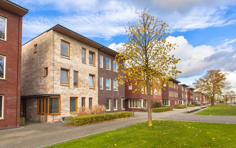 Voorbeeld woning houten ramen