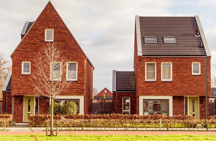 Voorbeeld raam nieuwbouwwoning